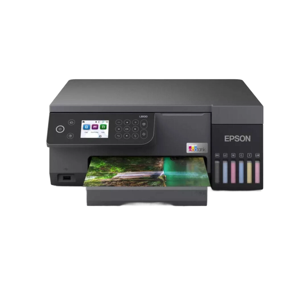 Epson Ink Tank Color Photo Printer L8100 A4 Multi Function with WiFi (6 Color) view 2